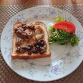 White☆Lily's cooksnap of when they made なんちゃってアップルパイ！？トースト♪.