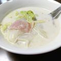 SANZO801's cooksnap of when they made ほっこり♡　白菜のミルクスープ.