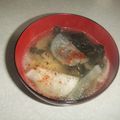 きらり流れ星's cooksnap of when they made 一人御膳□大根とわかめのお味噌汁.