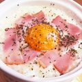 バニラとソラ's cooksnap of when they made レンジで簡単！カルボナーラライス.