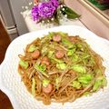 naopon☆'s cooksnap of when they made 野菜たっぷりソース焼きそば.