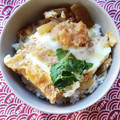 花時計咲いた's cooksnap of when they made ミニかつ丼とざるうどんのセット♪.