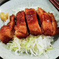在宅勤務のおじさん's cooksnap of when they made 我が家の定番『ソースカツ丼（鶏むね肉）』.