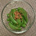 とりさん♡'s cooksnap of when they made 白だしで簡単☆スナップエンドウのごま和え.