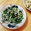 かわゆう1211's cooksnap of when they made ほうれん草ともやしのごま海苔ナムル.
