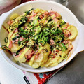 かわゆう1211's cooksnap of when they made いか塩辛とじゃがいものマヨネーズ焼き.
