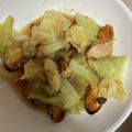 あやちん０５２１'s cooksnap of when they made 簡単♪キャベツとムール貝の蒸し煮.