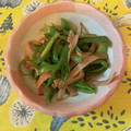 ロビスケ's cooksnap of when they made ピーマンとハムのオイマヨ炒め.