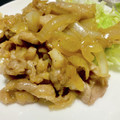 santa△'s cooksnap of when they made 豚こまの生姜焼き.