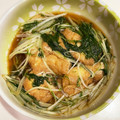 弁当おじさんよっぴー's cooksnap of when they made 水菜と油揚げの煮浸し.