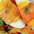 Milly♡'s cooksnap of when they made お弁当・おつまみに♡ゆで卵マヨベーコン巻.