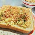 おらんでう～たん's cooksnap of when they made お好み焼き風トースト.