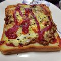 マックマチダ's cooksnap of when they made ゜ﾟ*☆納豆トースト☆*ﾟ ゜.