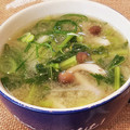 あーこ姐's cooksnap of when they made 簡単☆しめじネギ大根の葉のお味噌汁.