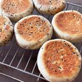 だんこいもころ's cooksnap of when they made 米粉でモチモチ★イングリッシュマフィン♬.