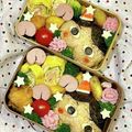 なつき☆ミ's cooksnap of when they made おしり探偵 キャラ弁.