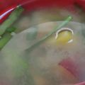あゆたっくん's cooksnap of when they made さつま芋と生ニラのお味噌汁.