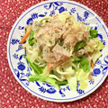 ふたごゆき's cooksnap of when they made 休日の簡単お昼ごはん♡焼きうどん.