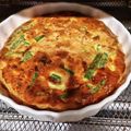 ミキティ♥三姉妹ママ's cooksnap of when they made パンの耳　de　ほうれん草のキッシュ.