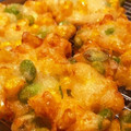 lovimick's cooksnap of when they made ♡とうもろこしと枝豆のかき揚げ♡.