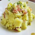 kinniko's cooksnap of when they made さつまいもとベーコンのクリチマヨサラダ.