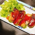 tonmyee's cooksnap of when they made 種まで食べちゃう！ピーマンの肉詰め.