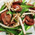 ブランシュkuu's cooksnap of when they made コリコリおいしい♪ニラと砂ずりの炒め物.