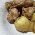 じゅんともた's cooksnap of when they made 圧力鍋で手羽元とじゃがいもの甘辛煮.