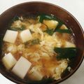 keroro's cooksnap of when they made 豆腐と卵の味噌汁.