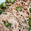 中野ぴーすけ's cooksnap of when they made おくらとえのきのごまポン酢和え.