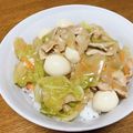 vabochan's cooksnap of when they made 八宝菜・中華丼.
