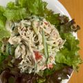 maezuchu's cooksnap of when they made 切り干し大根とかにかまのごまマヨポン.