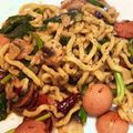 saki1010's cooksnap of when they made 小松菜とソーセージのペペロンチーノパスタ.
