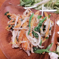 低カロ探検隊's cooksnap of when they made ほうれん草・もやし・人参のごま和え.