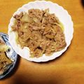 ダイエッターひさ子's cooksnap of when they made 豚肉と玉ねぎ炒め　昆布つゆと鰹節.