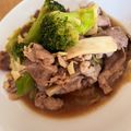 メイプルママ☆'s cooksnap of when they made 豚肉とブロッコリーのにんにくバター炒め煮.