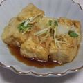 きらり流れ星's cooksnap of when they made 水切り豆腐の揚げ出し.