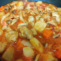 クック15PG0K☆'s cooksnap of when they made トマト缶で！チキンときのこトマト煮込み♡.