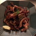 Sac’HiNa's cooksnap of when they made イカとエリンギのガーリック醤油炒め.