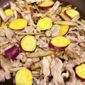 みーちゃん433's cooksnap of when they made 豚こまとごぼうの甘辛煮.