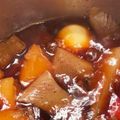 ひさびさしゅんしゅん's cooksnap of when they made 圧力鍋で♪牛すね肉と大根と卵の煮物.