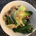 kokoli's cooksnap of when they made チンゲン菜のおひたしツナ和え.