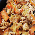 ♡l_k_mama♡'s cooksnap of when they made たっぷり鶏ひき肉と厚揚げの生姜醤油炒め.