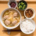 森の猫さん's cooksnap of when they made 合挽き肉と生姜の肉団子鍋.