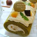 ♪しんちんぐ～♪'s cooksnap of when they made 抹茶モンブランロールケーキ.