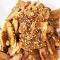 しゅがーぐらいだー's cooksnap of when they made ゴボウときのこと豚バラの甘辛にんにく炒め.