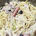 麦茶ちやん's cooksnap of when they made 卵を使わない、なんちゃつてカルボナーラ.