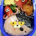 mash_wani's cooksnap of when they made キャラ弁＊スプラトゥーン ジャッジくん♪.