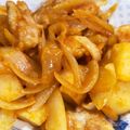 ミアンミアン's cooksnap of when they made ☆簡単じゃがいもと鶏モモ肉のカレー炒め☆.
