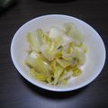 きらり流れ星's cooksnap of when they made 柚子入り白菜の一夜漬け.
